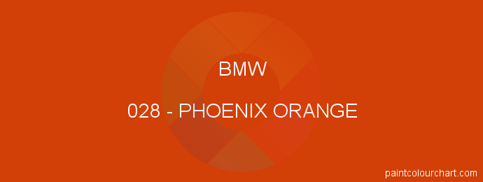 Bmw paint 028 Phoenix Orange
