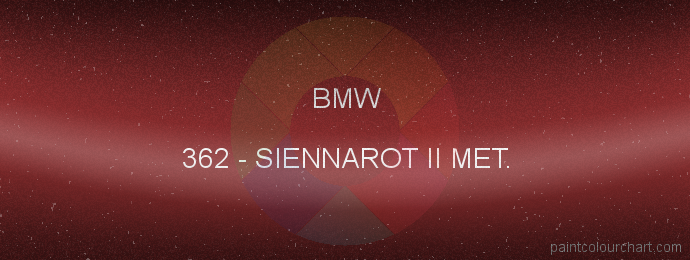 Bmw paint 362 Siennarot Ii Met.