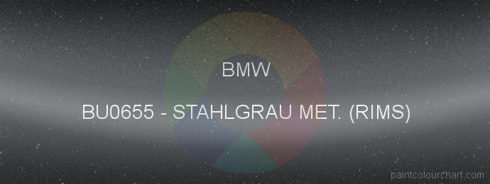 Bmw paint BU0655 Stahlgrau Met. (rims)