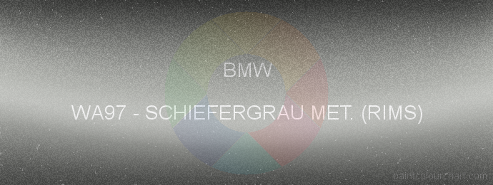 Bmw paint WA97 Schiefergrau Met. (rims)