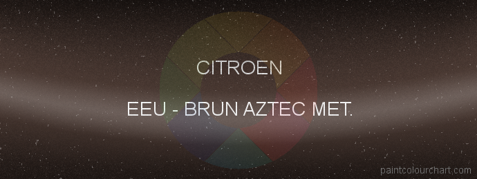 Citroen paint EEU Brun Aztec Met.