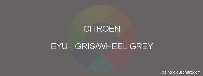 Citroen paint EYU Gris/wheel Grey