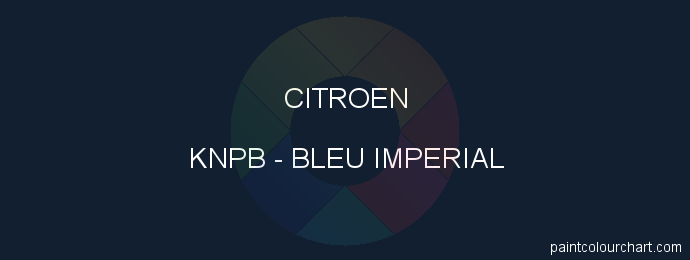 Citroen paint KNPB Bleu Imperial