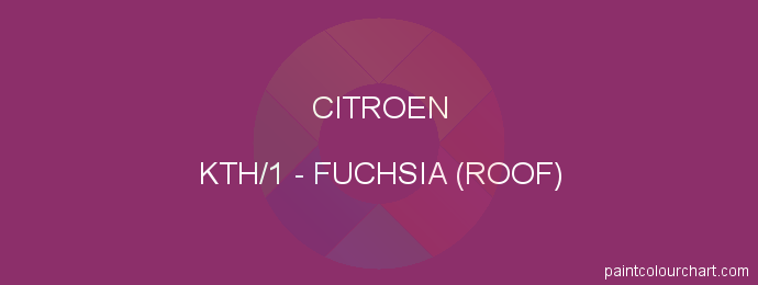 Citroen paint KTH/1 Fuchsia (roof)