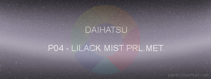 Daihatsu paint P04 Lilack Mist Prl.met.