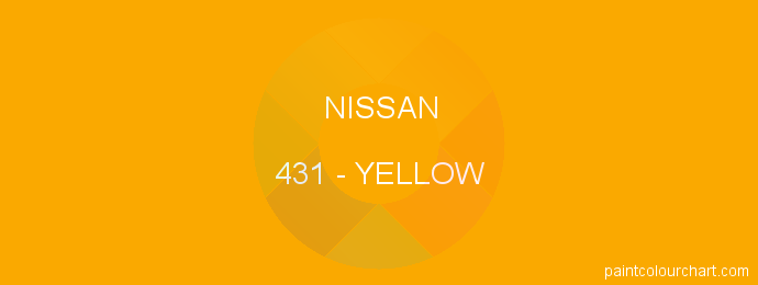 Nissan paint 431 Yellow