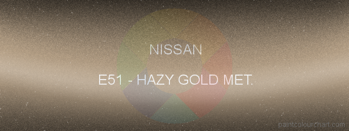 Nissan paint E51 Hazy Gold Met.