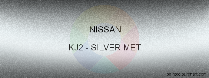 Nissan paint KJ2 Silver Met.