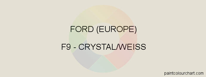 Ford (europe) paint F9 Crystal/weiss