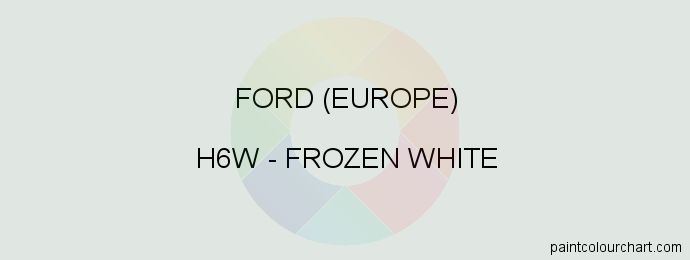 Ford (europe) paint H6W Frozen White