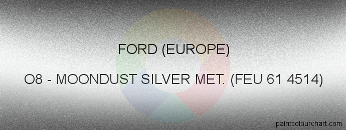 Moondust silver met ford