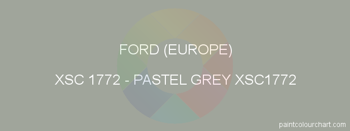 Ford (europe) paint XSC 1772 Pastel Grey Xsc1772