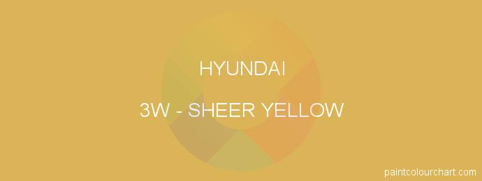 Hyundai paint 3W Sheer Yellow