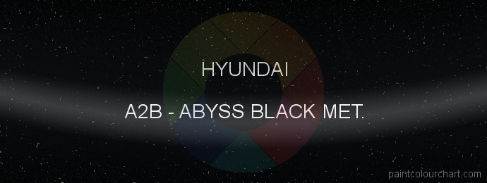 Hyundai paint A2B Abyss Black Met.