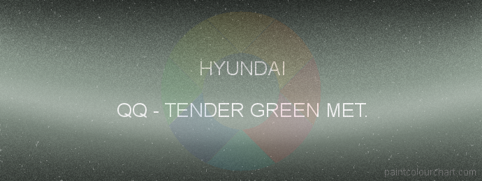Hyundai paint QQ Tender Green Met.