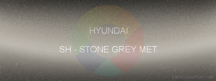 Hyundai paint SH Stone Grey Met.