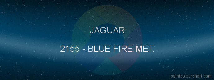 Jaguar paint 2155 Blue Fire Met.