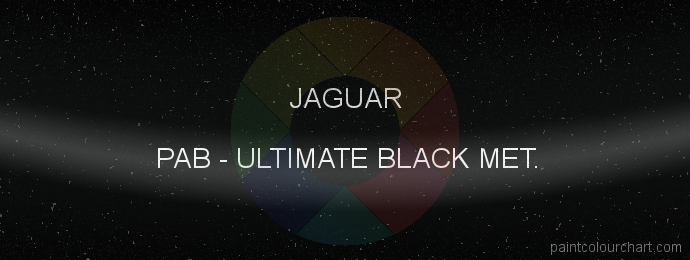 Jaguar paint PAB Ultimate Black Met.