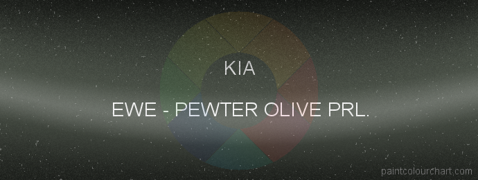 Kia paint EWE Pewter Olive Prl.