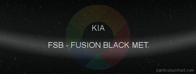 Kia paint FSB Fusion Black Met.