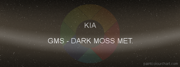 Kia paint GMS Dark Moss Met.