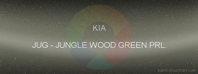 Kia paint JUG Jungle Wood Green Prl.