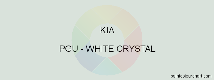 Kia paint PGU White Crystal