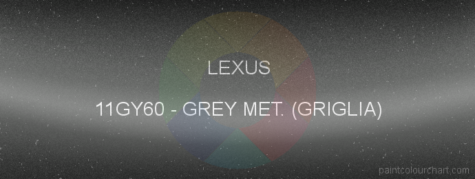 Lexus paint 11GY60 Grey Met. (griglia)