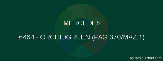 Mercedes paint 6464 Orchidgruen (pag.370/maz.1)