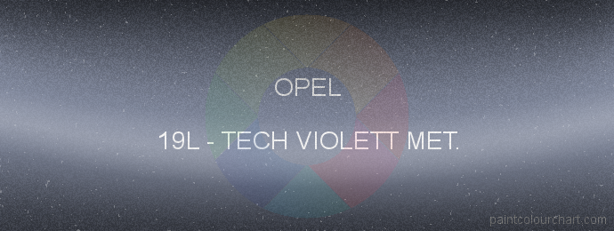 Opel paint 19L Tech Violett Met.