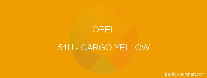 Opel paint 51U Cargo Yellow