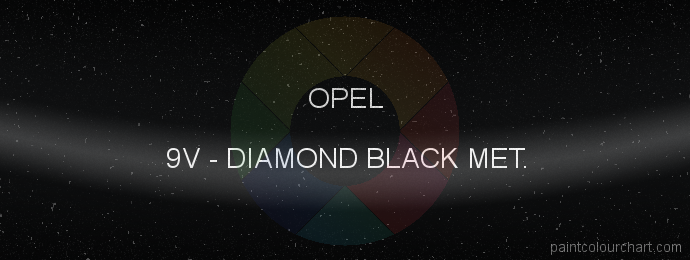 Opel paint 9V Diamond Black Met.