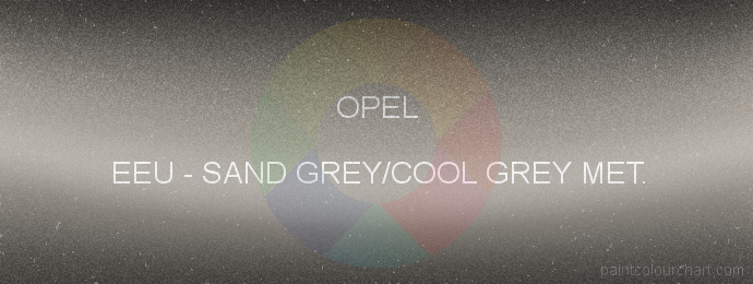 Opel paint EEU Sand Grey/cool Grey Met.