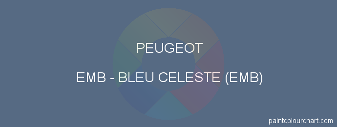 Peugeot paint EMB Bleu Celeste (emb)