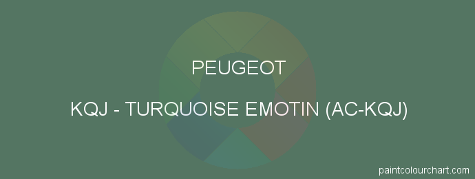 Peugeot paint KQJ Turquoise Emotin (ac-kqj)