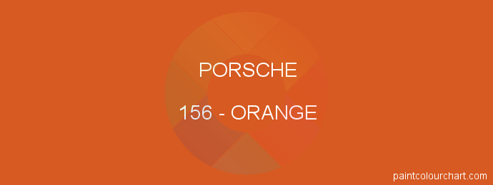 Porsche paint 156 Orange