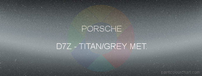 Porsche paint D7Z Titan/grey Met.