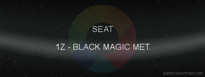 Seat paint 1Z Black Magic Met.