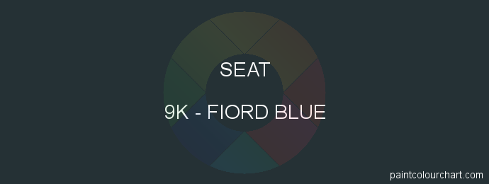 Seat paint 9K Fiord Blue