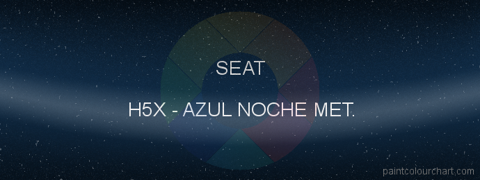 Seat paint H5X Azul Noche Met.