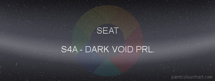 Seat paint S4A Dark Void Prl.