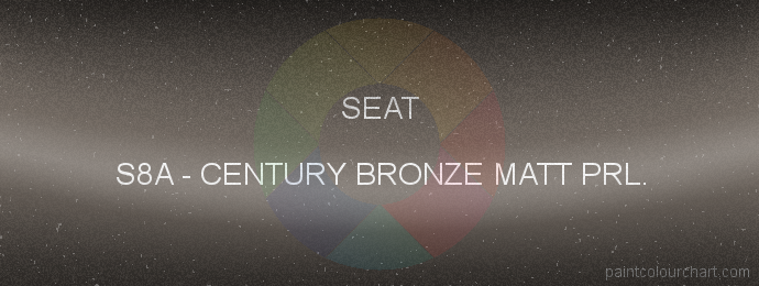 Seat paint S8A Century Bronze Matt Prl.