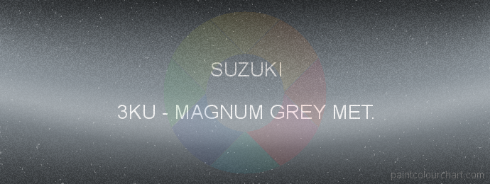 Suzuki paint 3KU Magnum Grey Met.