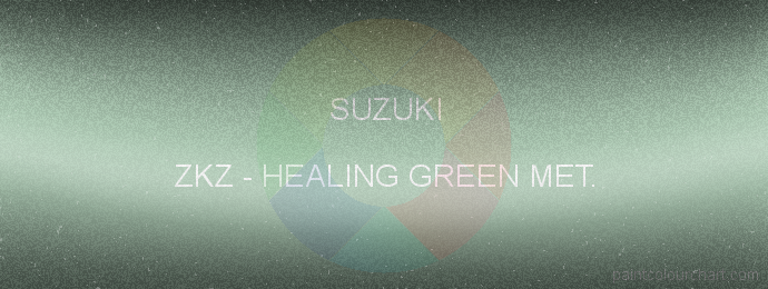 Suzuki paint ZKZ Healing Green Met.