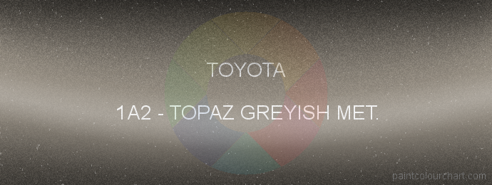 Toyota paint 1A2 Topaz Greyish Met.