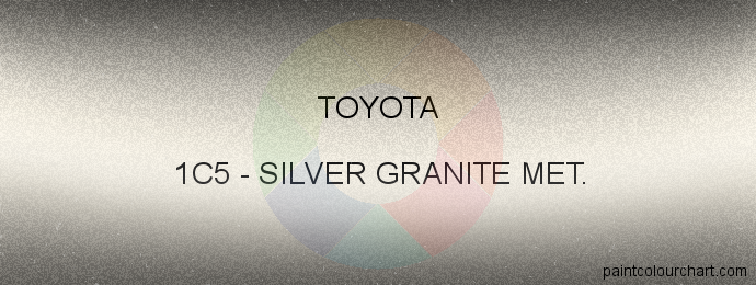 Toyota paint 1C5 Silver Granite Met.