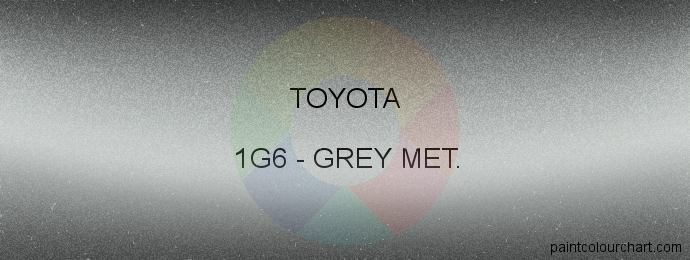Toyota paint 1G6 Grey Met.