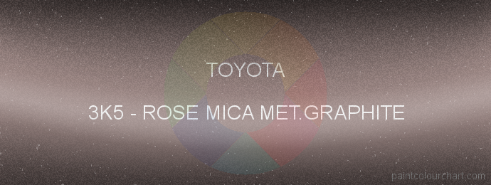 Toyota paint 3K5 Rose Mica Met.graphite