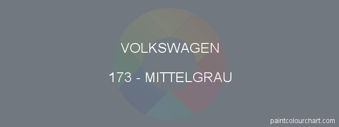 Volkswagen paint 173 Mittelgrau