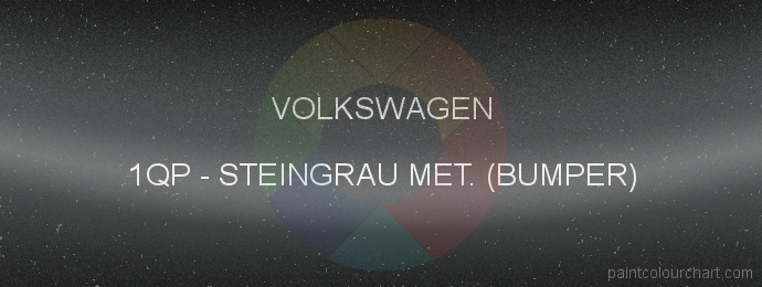 Volkswagen paint 1QP Steingrau Met. (bumper)